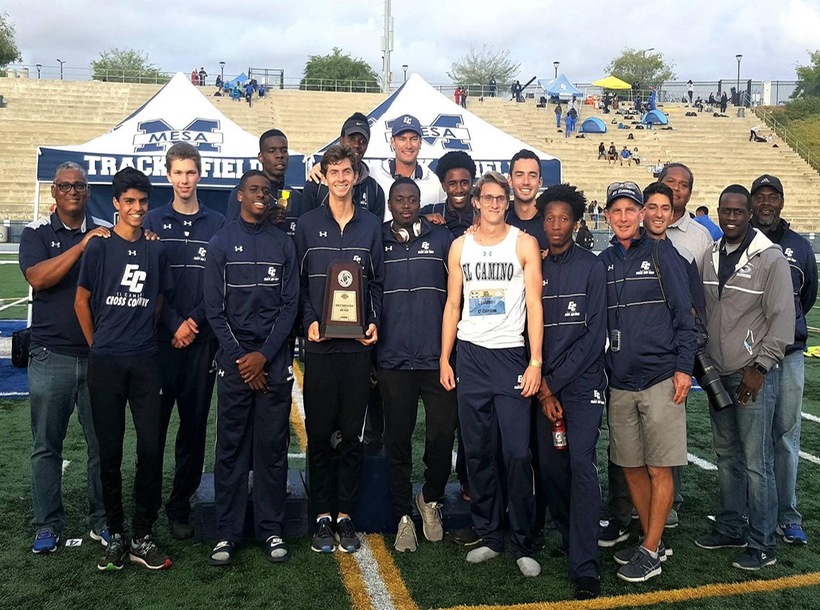 Warrior Men Finish Third at CCCAA Southern California Regional Championships
